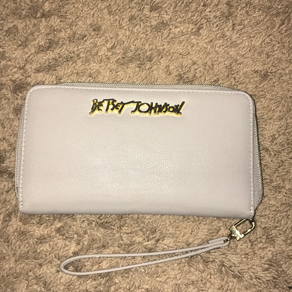 Betsey Johnson Gray Wallet